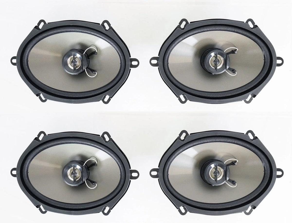 (4) Clarion SE6825C 300 Watt 6x8" 2 Way Car Audio Speakers