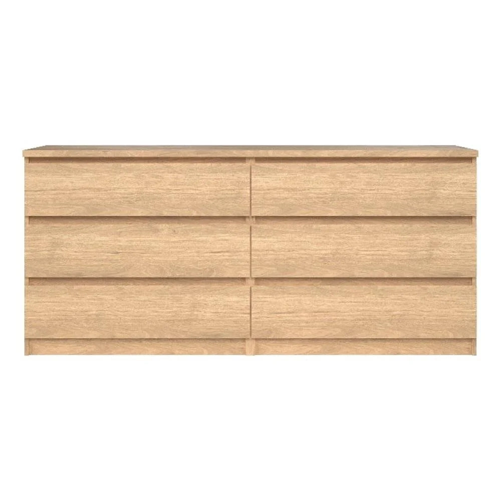 Home Square 3-Piece Set with Double Dresser and 2 Nightstands