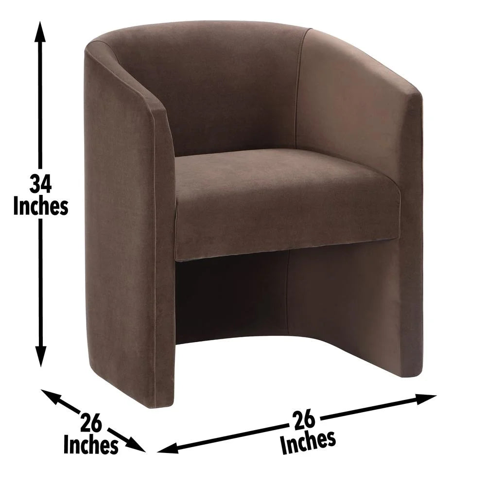 Steve Silver Iris Modern Upholstered Dining Chair, Indigo