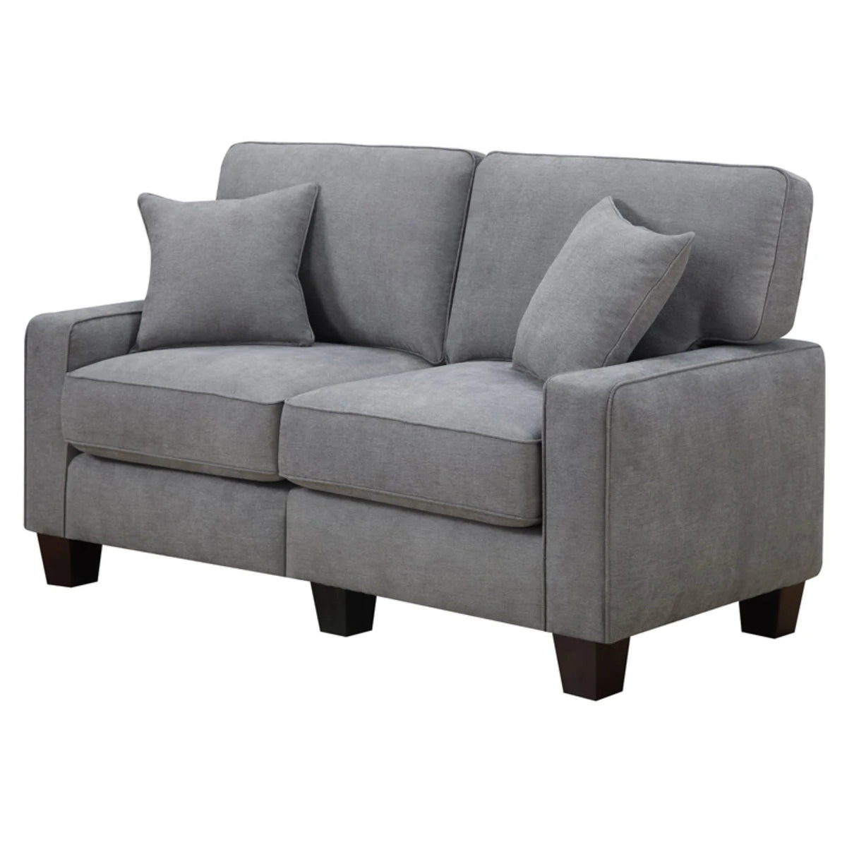 Serta Palisades 61" Track Arm Sofa Loveseat with Removable Covers Beige