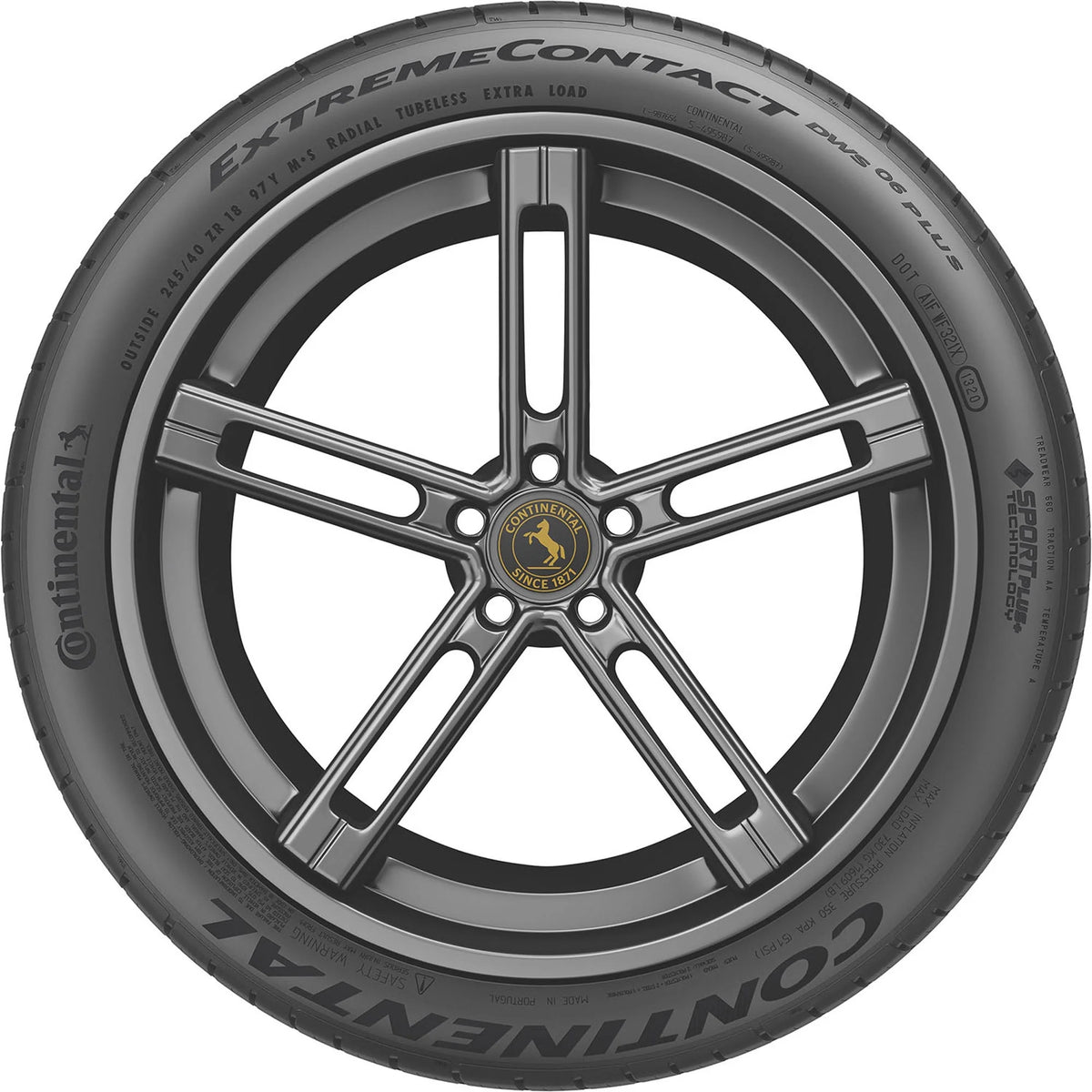 Set of 2 Continental ExtremeContact DWS06 PLUS 295/40ZR21 111Y XL Tires Fits: 2017-19 Mercedes-Benz GLS450 4Matic, 2014 Mercedes-Benz GL450 Base