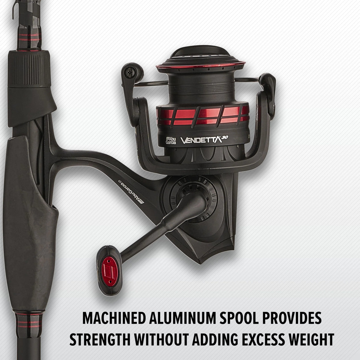 Abu Garcia Vendetta® Spinning Combo, 6'6" Medium Fishing Rod, 30 Size Reel