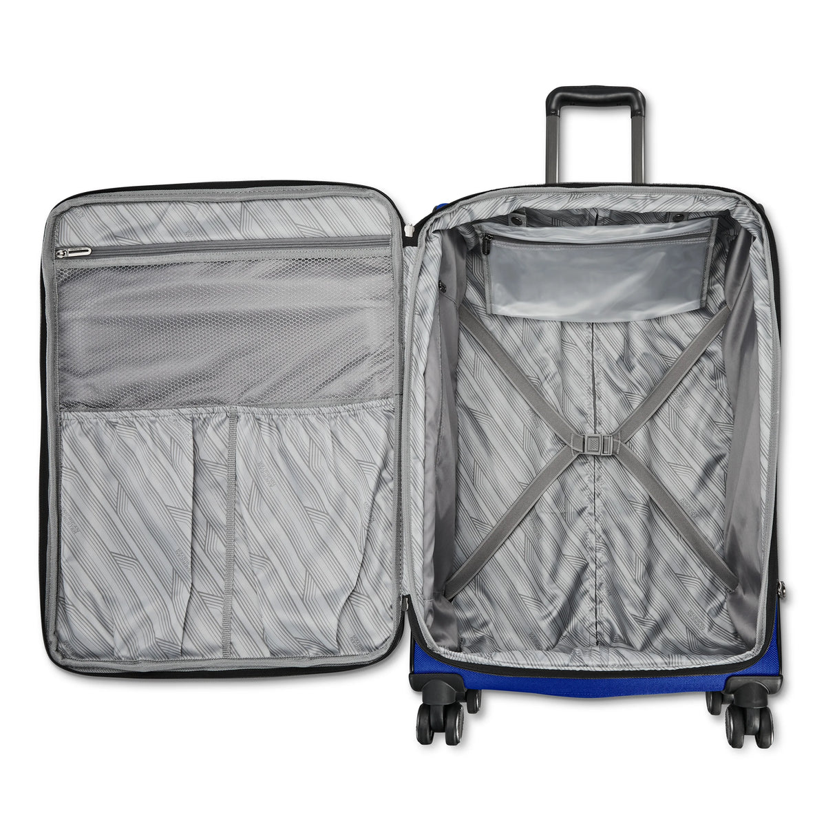 American Tourister Dash XLT Softside Carry On Luggage with Spinner Wheels Single Piece - Black