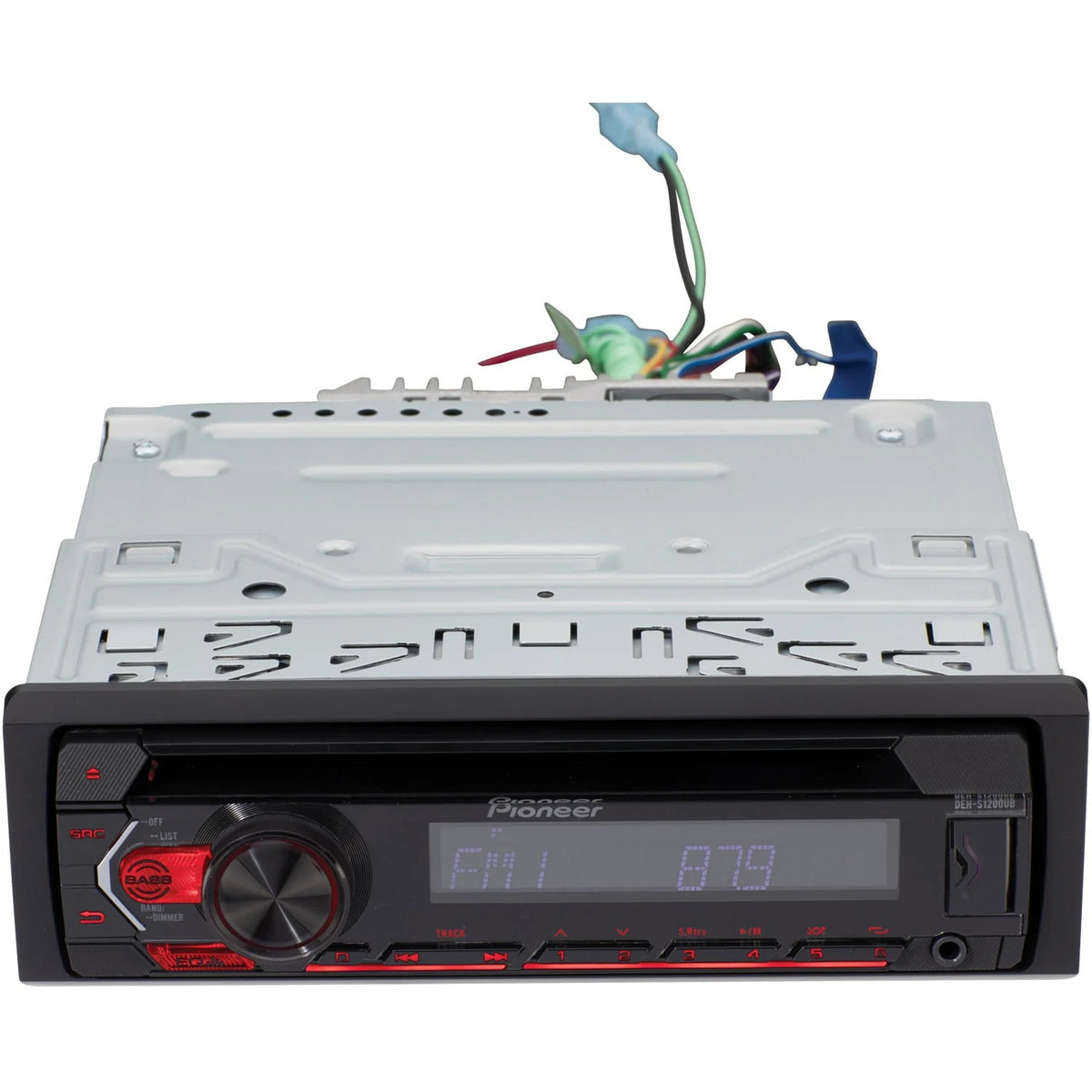 Pioneer DEH-S1200UB Single-DIN In-Dash CD Player with USB Port