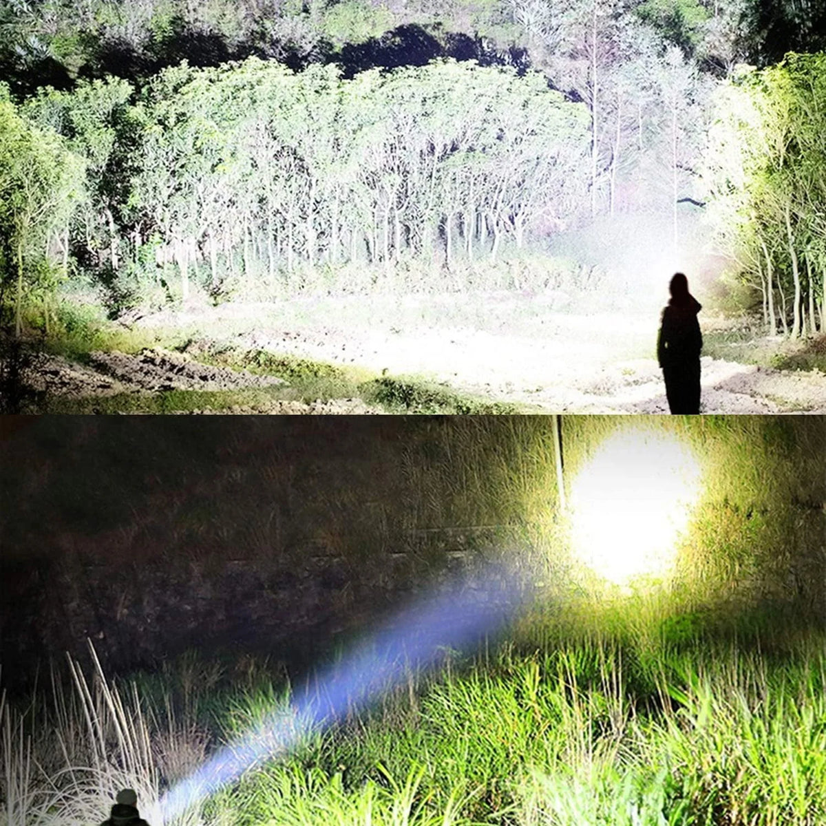 Maple Star 100000 High Lumens Rechargeable Powerful Waterproof Super Very Bright Flashlights