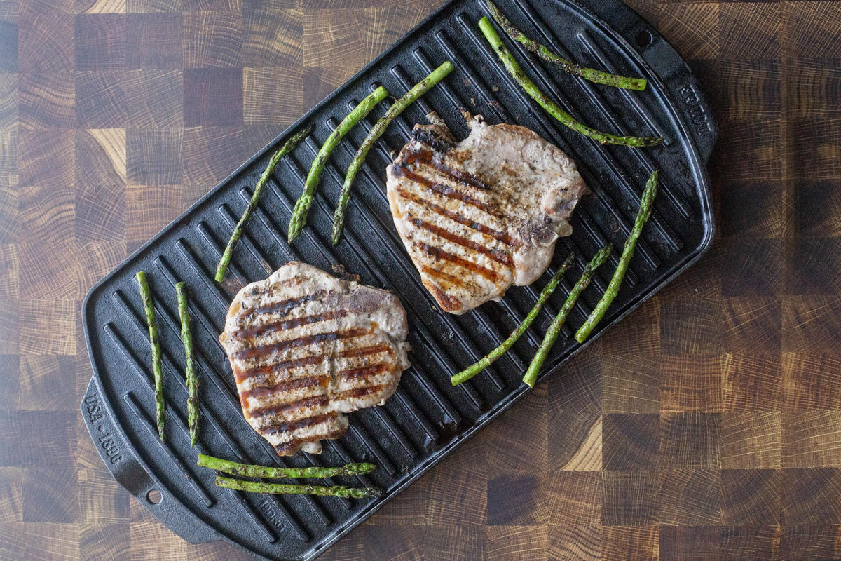 Seasoned Cast Iron Reversible Grill/Griddle
