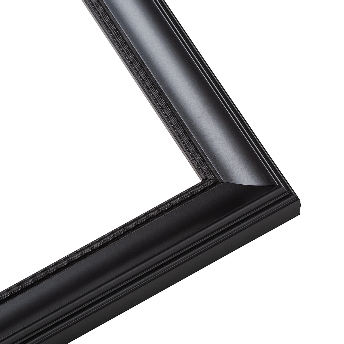 20x48 Frame Black Passaggi Solid Wood Picture Frame Width 1.5 Inches | Interior Depth 0.5 Inches |