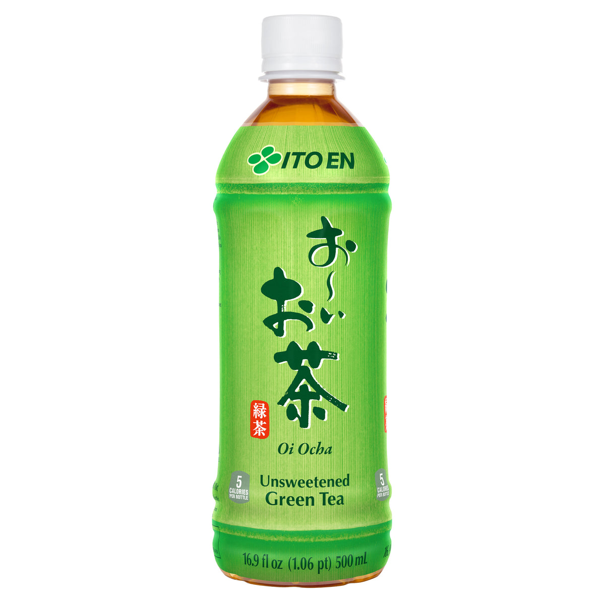 Ito En Oi Ocha Unsweetened Green Tea, 16.9 fl oz, 12-count