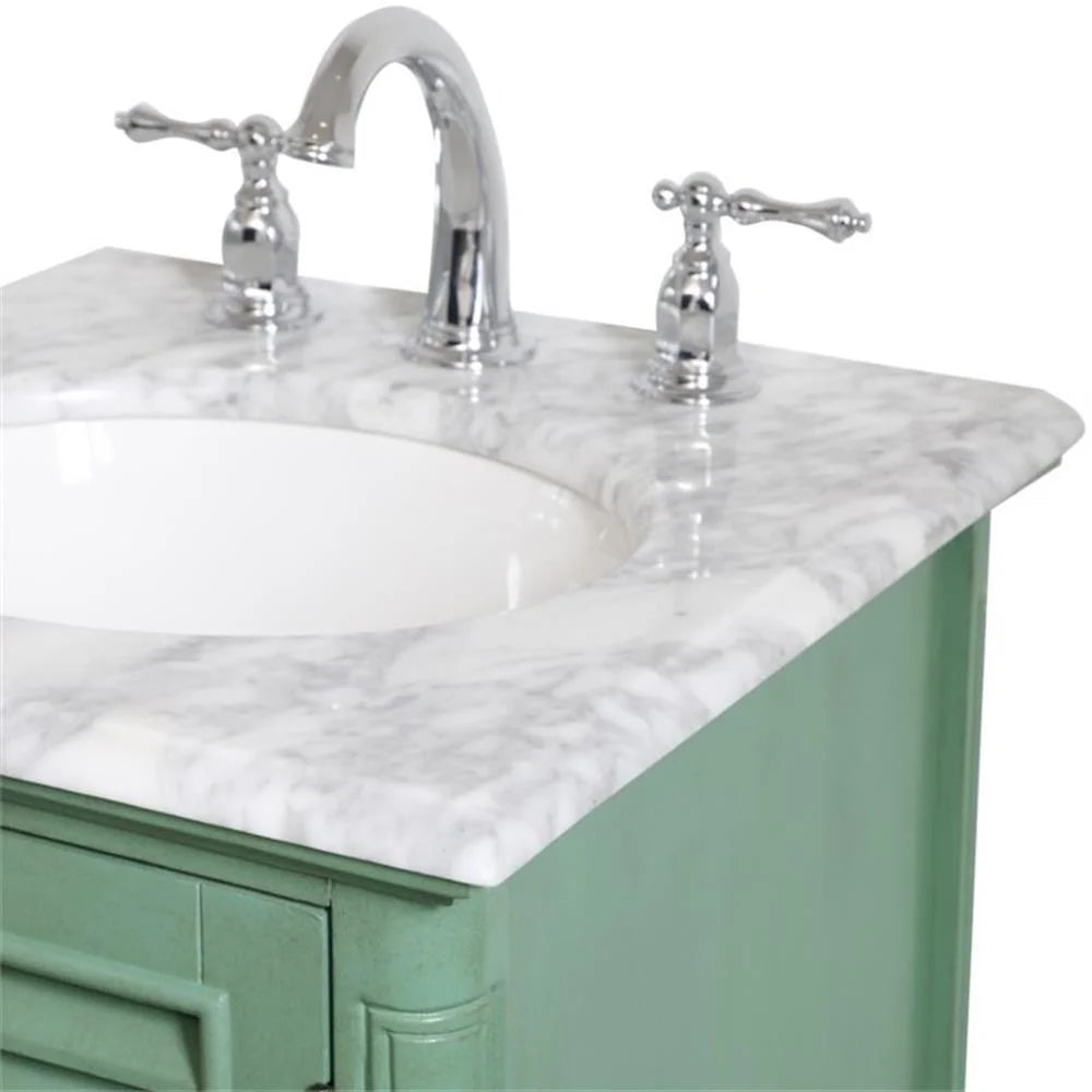 19 inch single bathroom vanity in grey