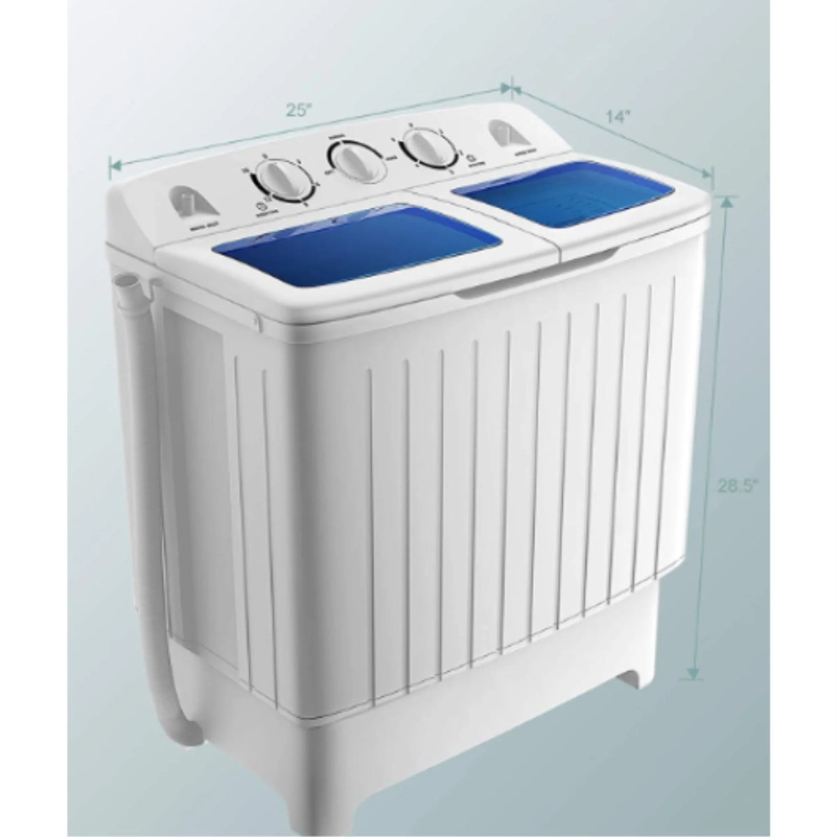 Compact Twin Tub Washing Machine: Easy, Powerful, and Efficient for Home Use