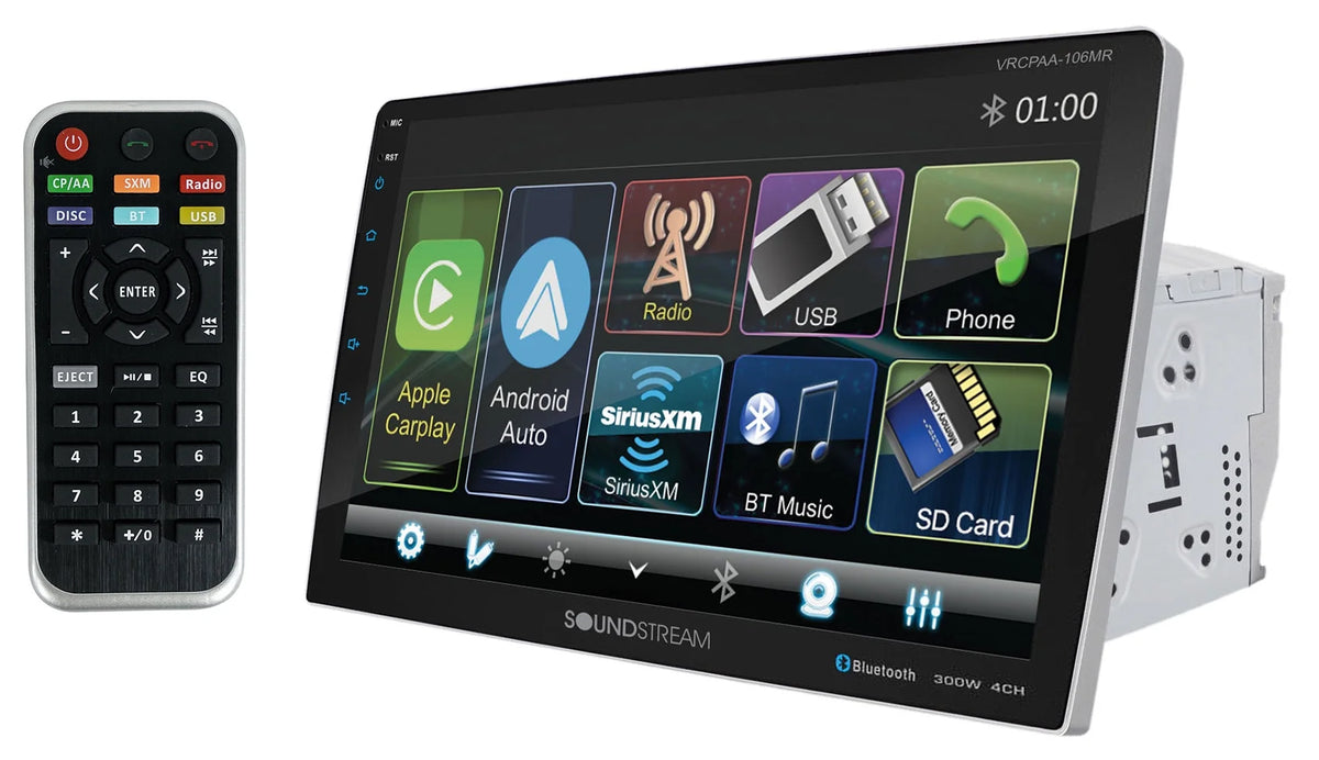 Soundstream AppIe 10.6 Inch CarPlay Streaming Car In-Dash Unit