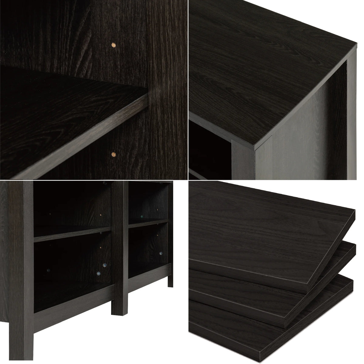 Zinus Camden TV Stand for TVs up to 65", Espresso