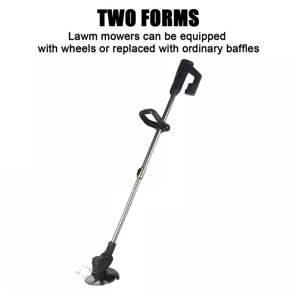 Paddsun Electric Weed Eater Lawn Edger Cordless Grass String Trimmer Cutter 24V &Battery