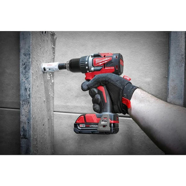 M18 18V Lithium-Ion Brushless Cordless Compact Drill/Impact Combo Kit (2-Tool) W/ (2) 2.0Ah Batteries, Charger & Bag