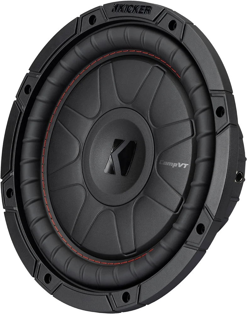 Kicker 52CVT102 CVT10 CompVT 10-Inch (24cm) Subwoofer, 2 Ohm SVC