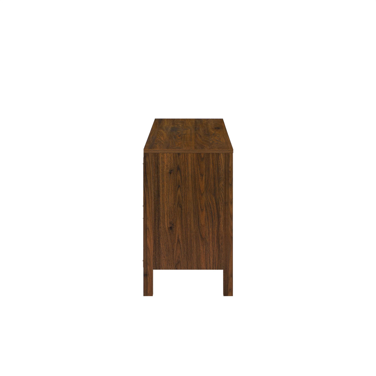 Mainstays 4-Door TV Console for TV��s up to 65��, Canyon Walnut Finish