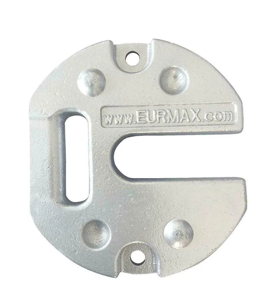 Eurmax Canopy Weights,Silver Iron Weights for Pop up Canopy,2-Pc Pack,44 Lbs