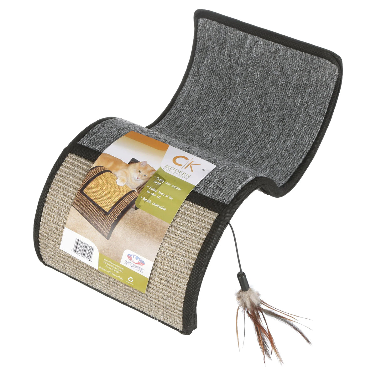 Classy Kitty Collection Wave Cat Scratcher Lounger