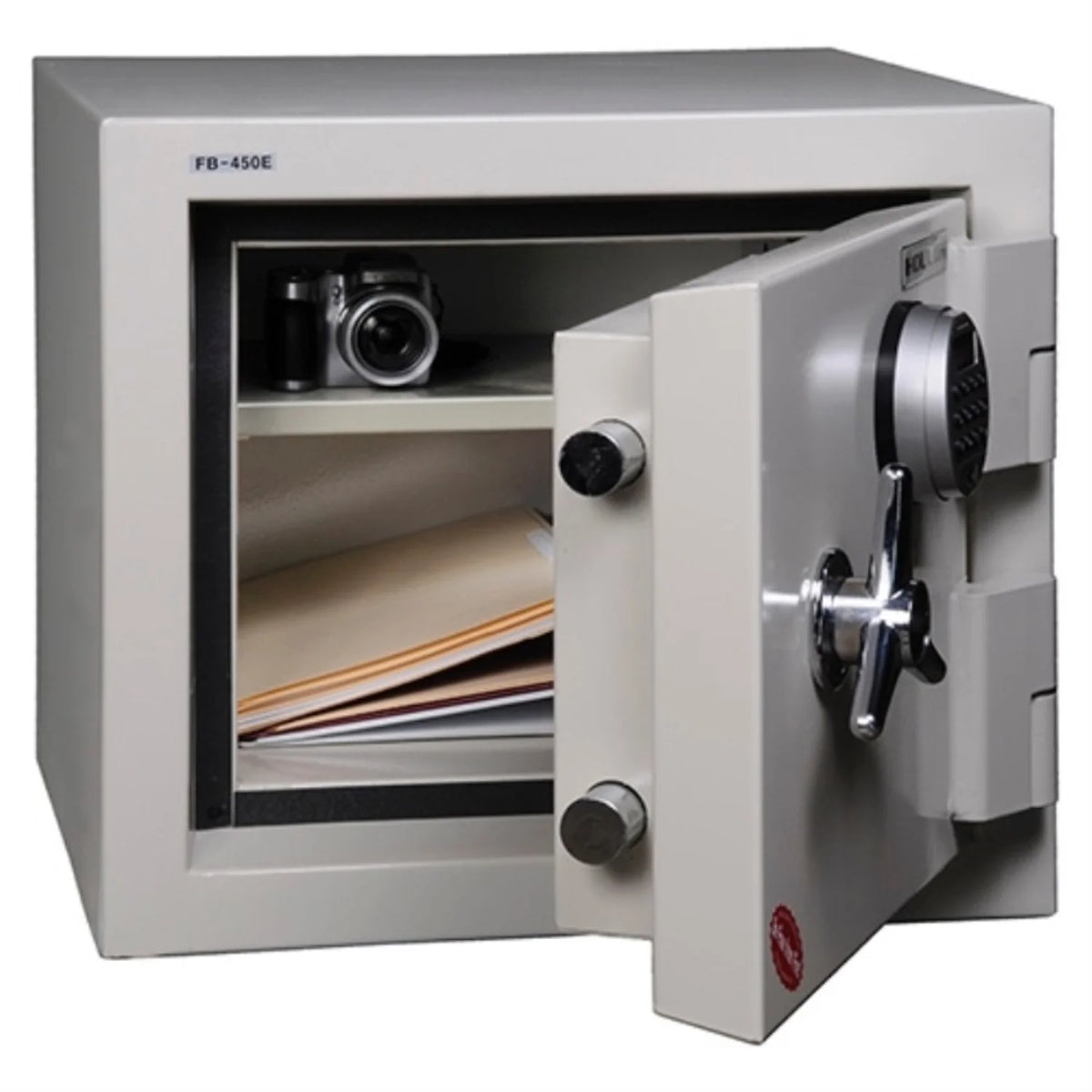 Hollon Safe Fire and Burglary Safe White