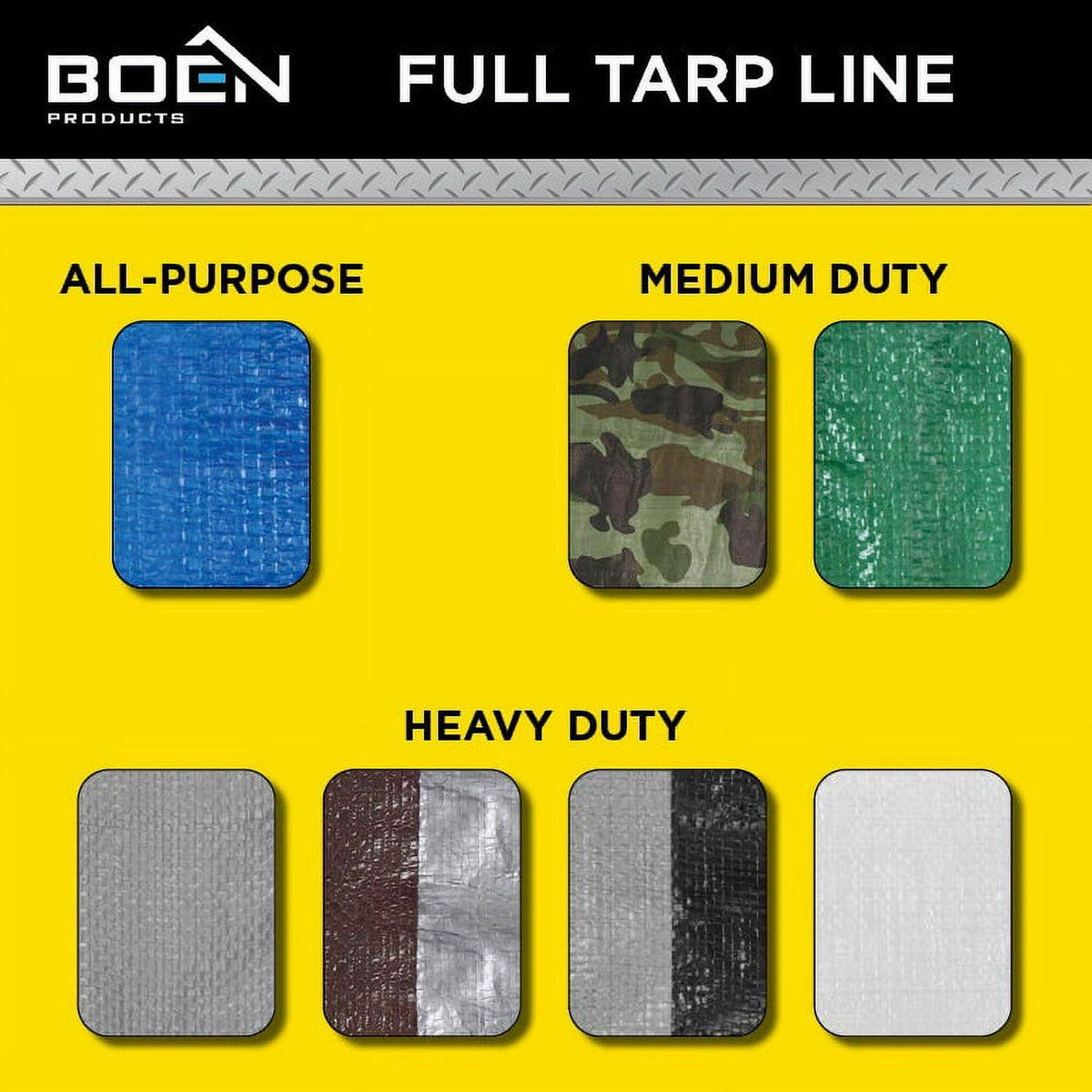 30 ft. x 60 ft. Multi-Purpose Blue Poly Tarp Cover 5 Mil Thick Weave Material. Waterproof Material. Waterproof