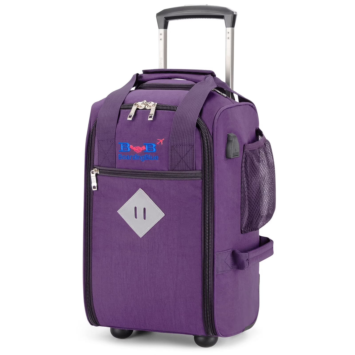 17" Rolling Personal Item Under Seat Duffel for United Airlines