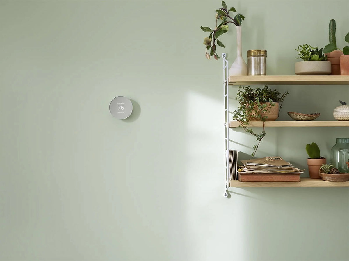 Google Nest  Thermostat - Smart Programmable Wi-Fi GA01334-US - Snow