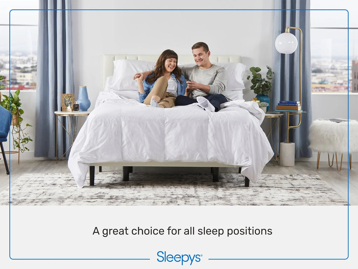 Sleepy's by Mattress Firm 11" Twin Mattress, Memory Foam Cooling Hybrid Mattress in a Box, Firm
