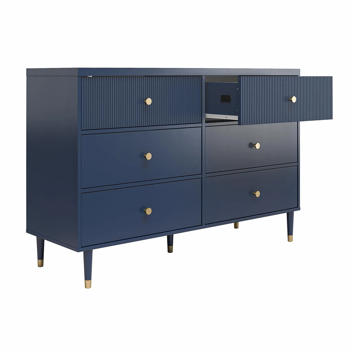 CosmoLiving by Cosmopolitan Elizabeth 6-Drawer Dresser, Navy