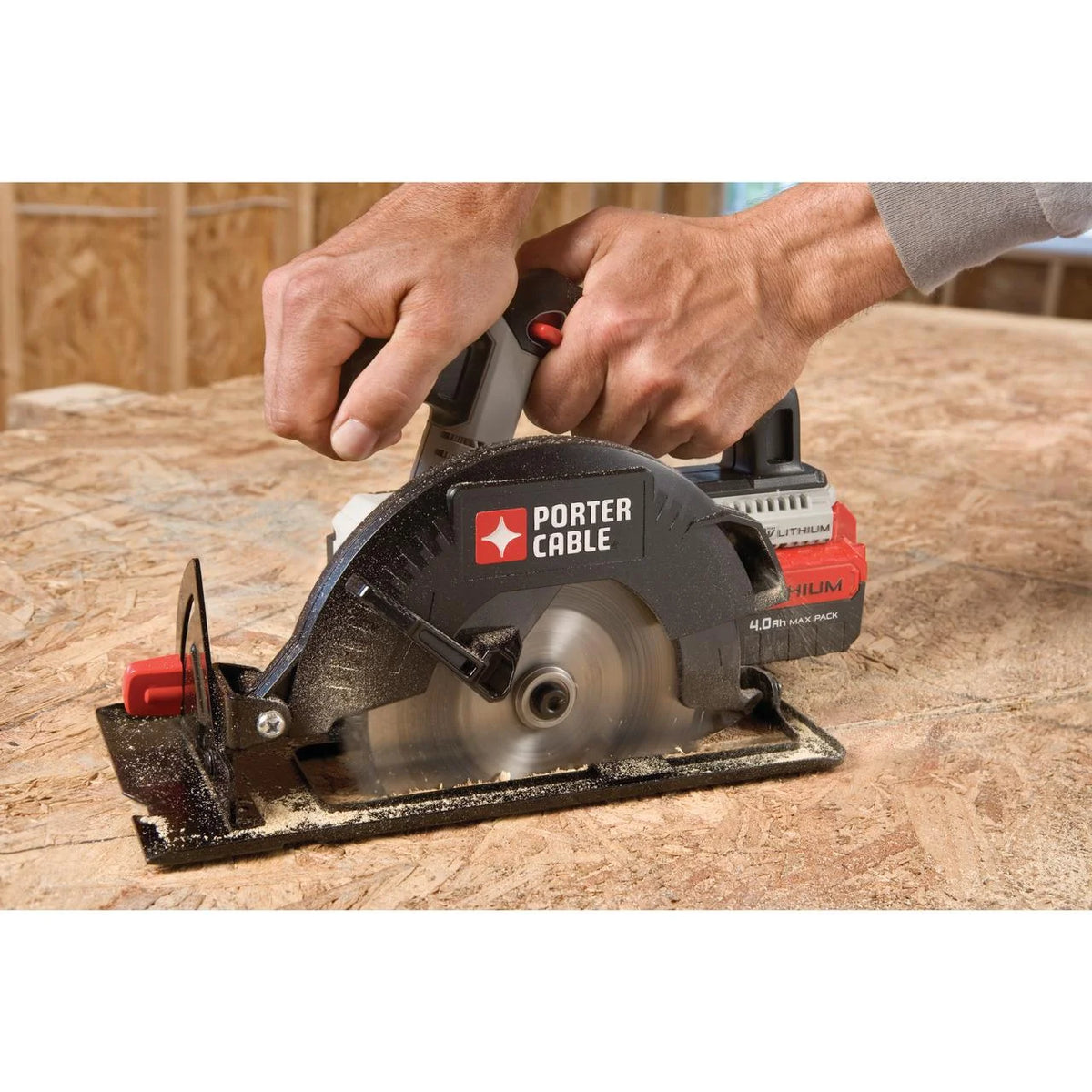 PORTER CABLE PCC660B 20V MAX Lithium-Ion 6-1/2-Inch Cordless Circular Saw (Bare Tool / Battery Sold Seperately)