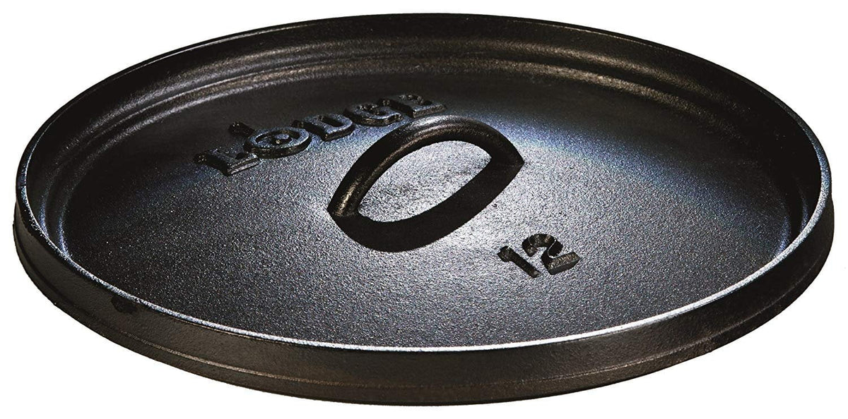 Lodge Cast Iron 12" / 8 Quart Seasoned Camp Dutch Oven