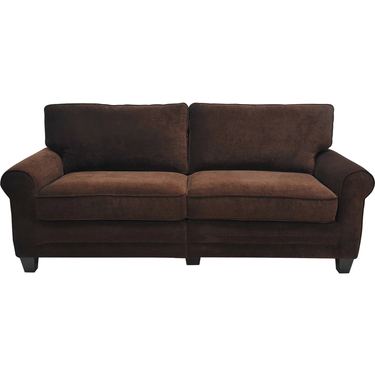 Serta RTA Copenhagen Collection 73" Vanity Fabric Sofa, Brown