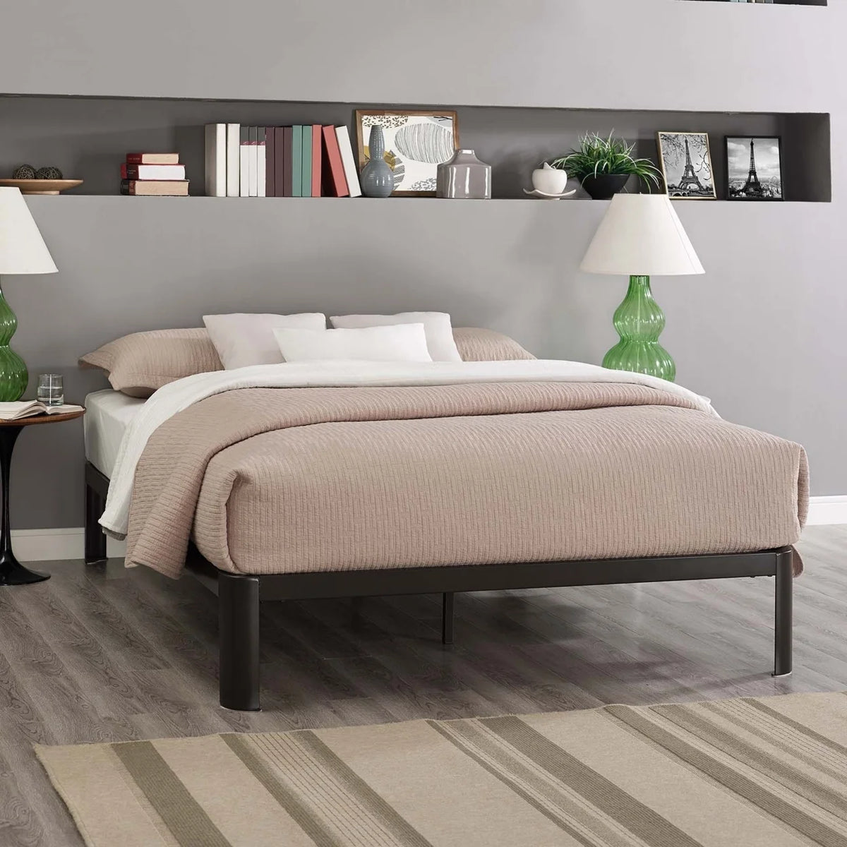 Modway Corinne Full Bed Frame in Brown