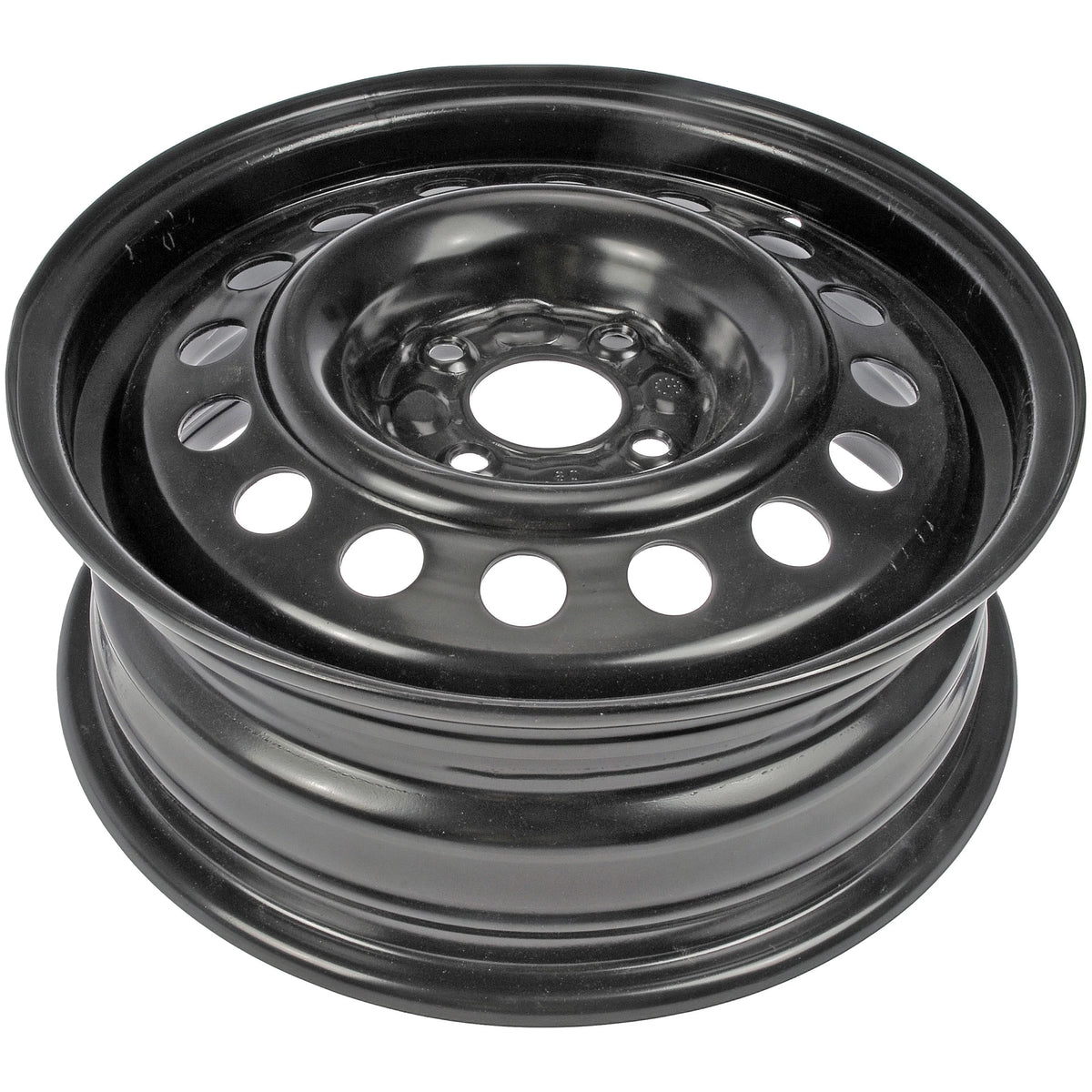 Dorman 939-113 Steel 15" Wheel Rim 15 x 5.5-inch 4-Lug Black, for Specific Toyota Models Fits select: 2007-2013 TOYOTA YARIS