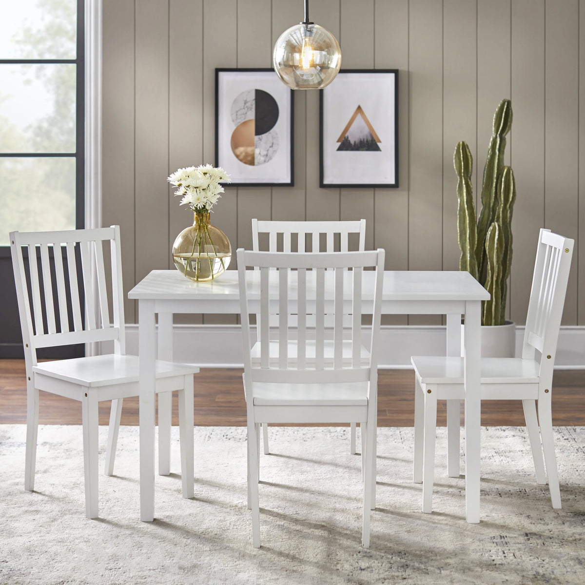 TMS Mid-Century Modern Dining Table, Multiple Finishes