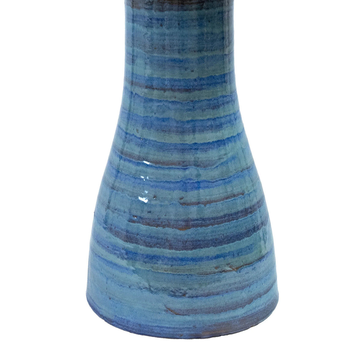 Sunnydaze Freestanding Ceramic Outdoor Bird Bath, Glazed, UV-Resistant Galaxy Blue Finish