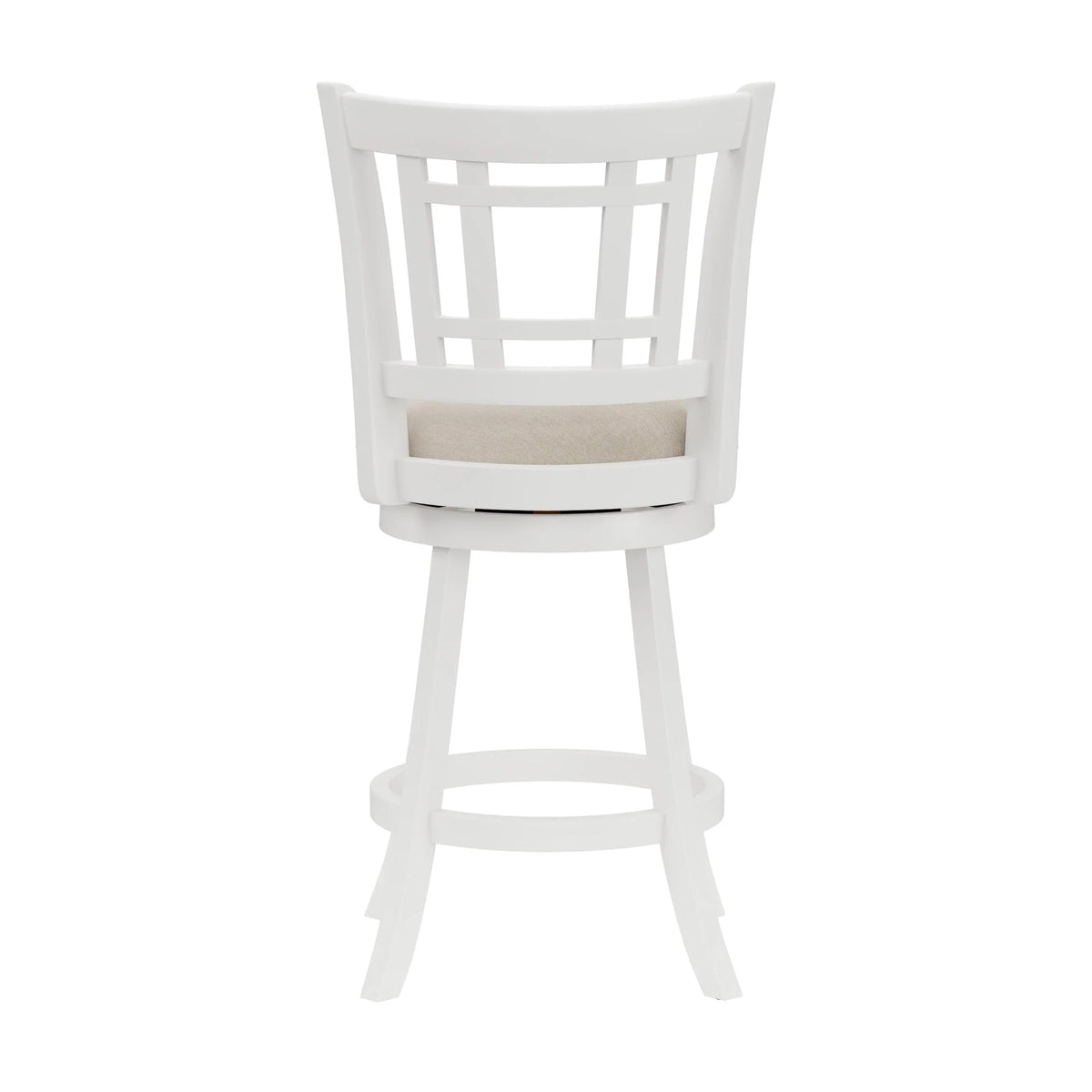 Hillsdale Furniture Bar Stool with Swivel, White