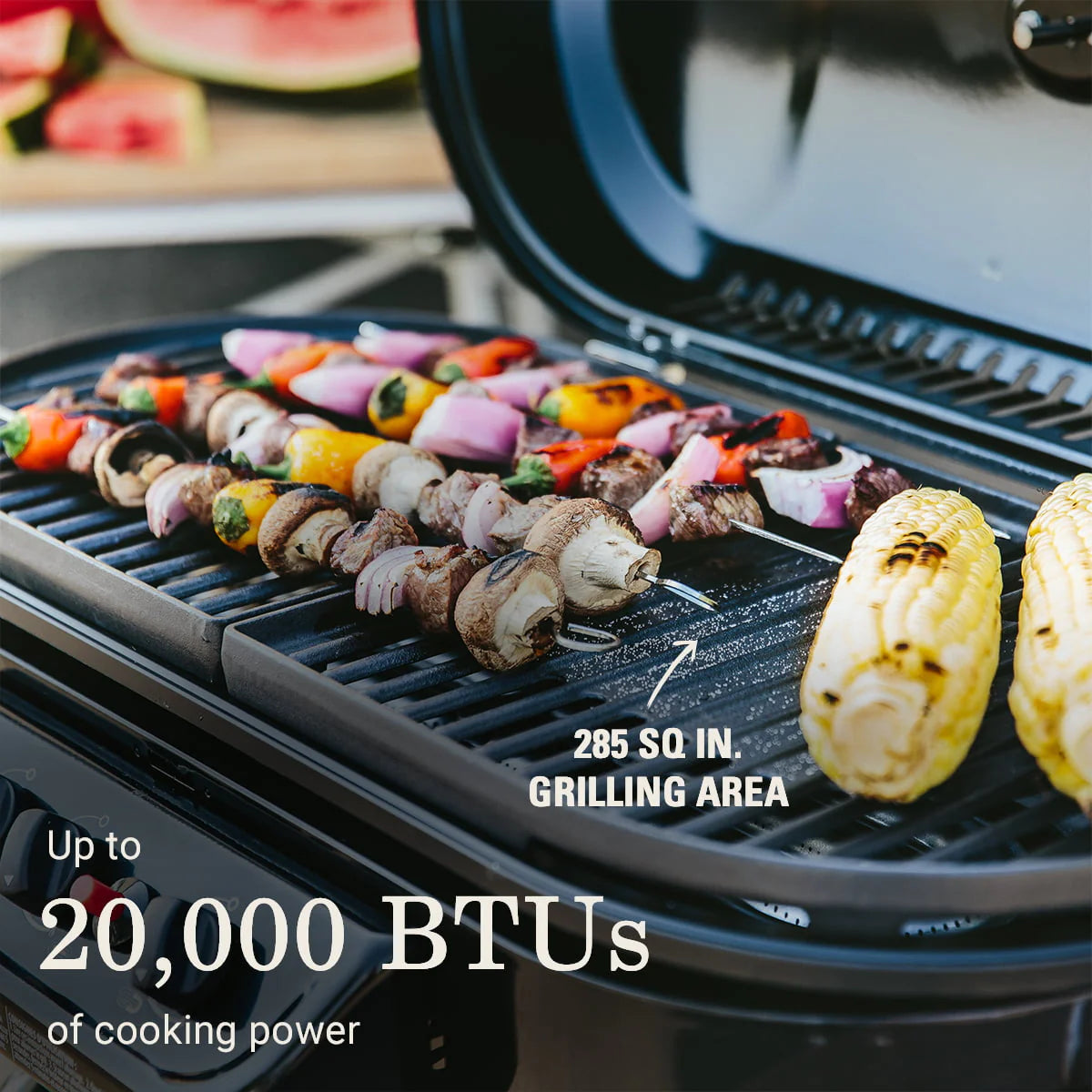 285 Standup Propane Gas Grill, Red