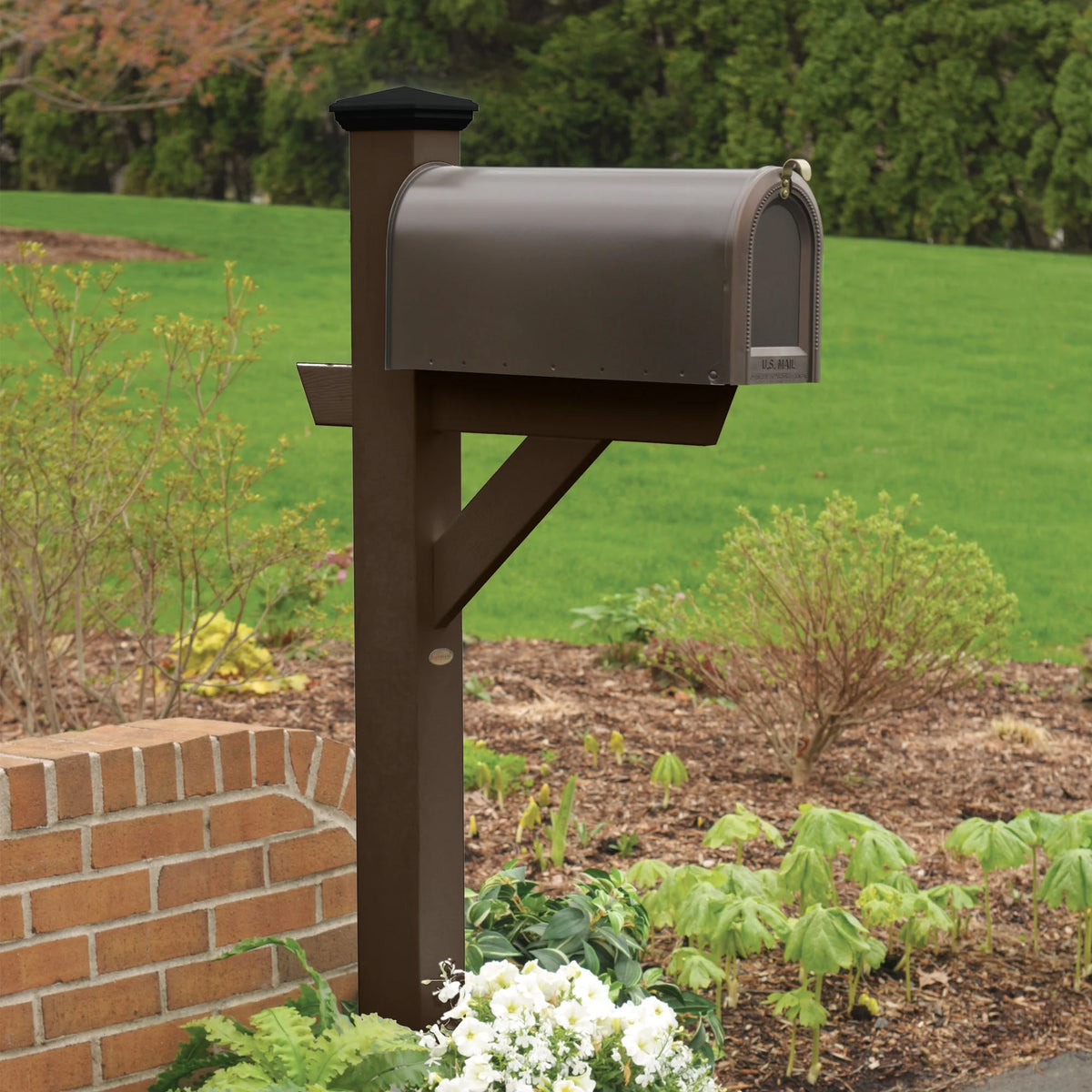 Highwood Hazleton Mailbox Post - In-Ground, 41" H, 4" x 4" Post