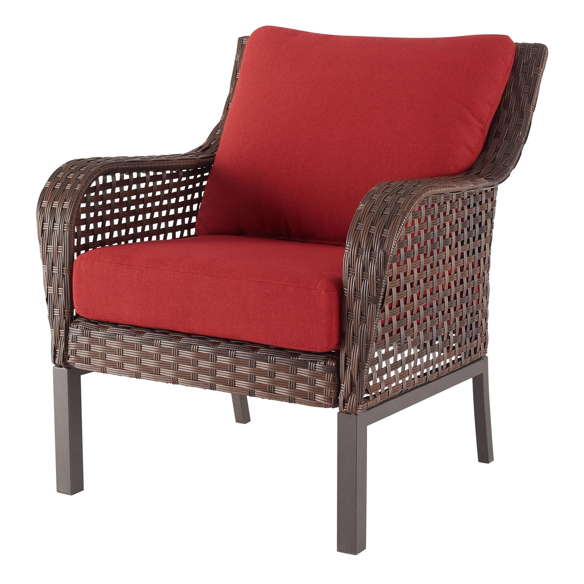 Mainstays Tuscany Ridge 4-Piece Conversation Set, Red