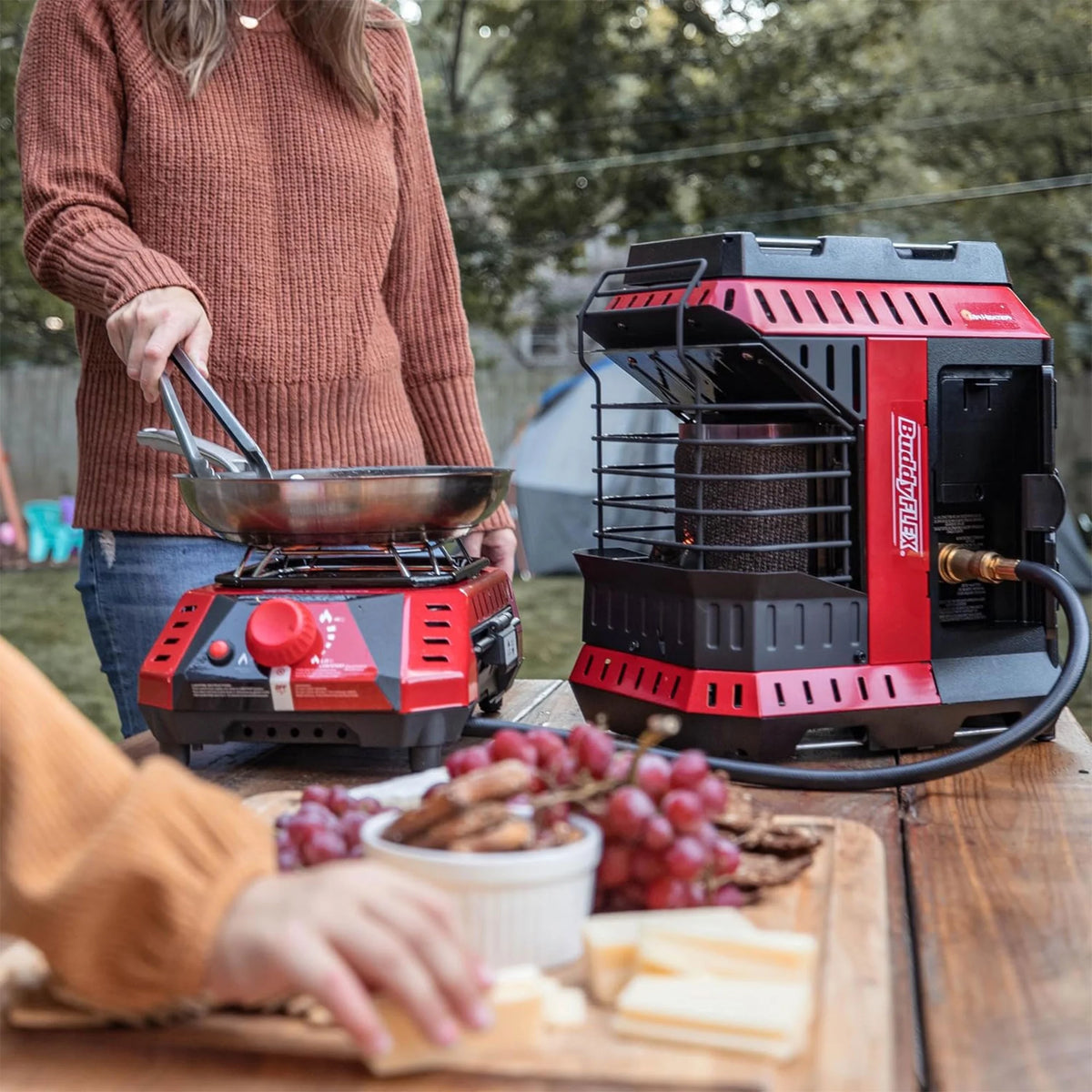 Mr. Heater Buddy FLEX 5,000-11,000 BTU Outdoor Portable Propane Gas Cooker