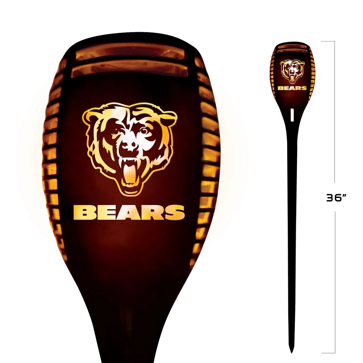 NFL Chicago Bears Team LED Solar Torch - Chicago Bears