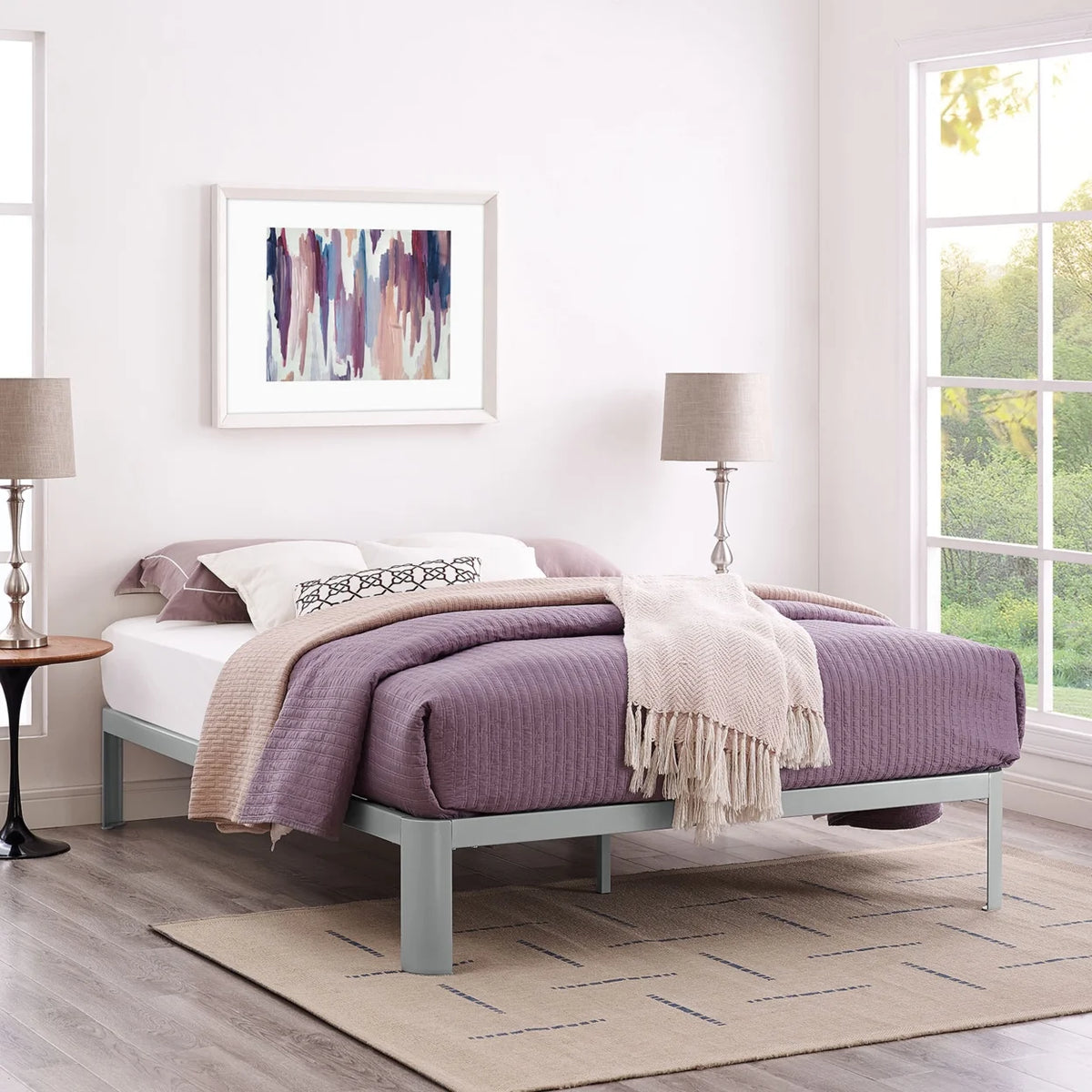 Modway Corinne Full Bed Frame in Brown