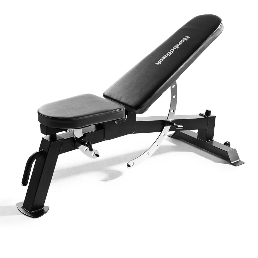 NordicTrack Adjustable Weight Bench with High-Density Foam Backrest, 300 lb. Weight Limit