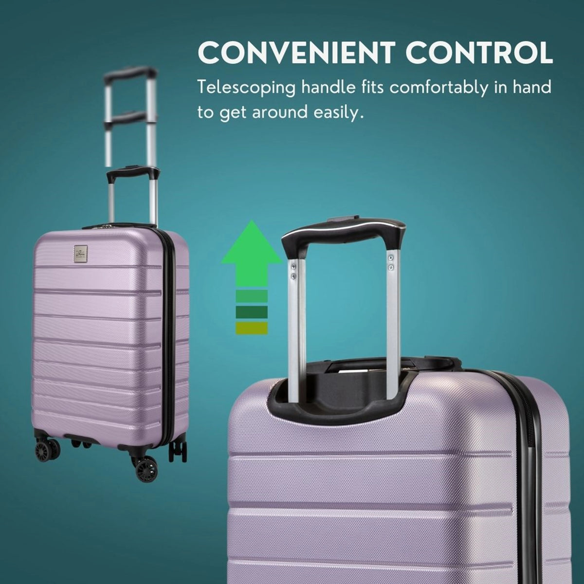 Skyway Luggage Epic 2.0 24" Hardside 8-Wheel Medium Check-In Spinner