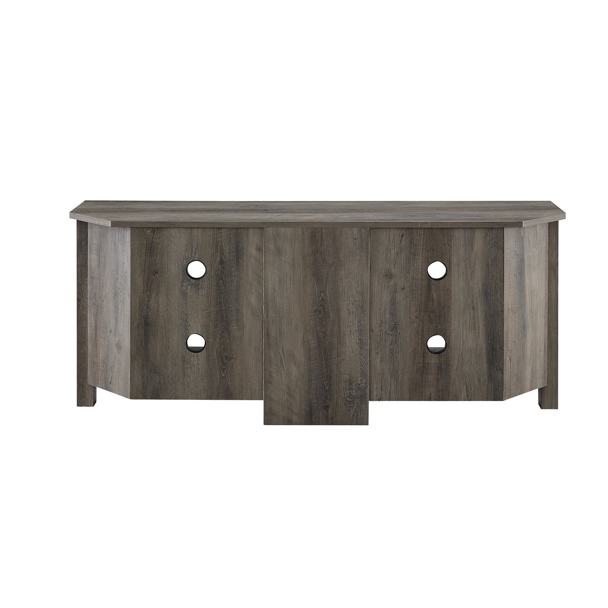 Walker Edison Corner TV Stand Console for TVs up to 64" - Black