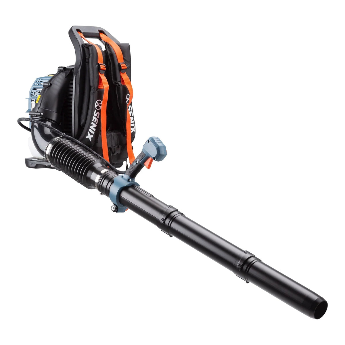 SENIX 49 Cc 4-Cycle Gas Powered Backpack Leaf Blower, up To 600 cfm and 200 mph, BLB4QL-M