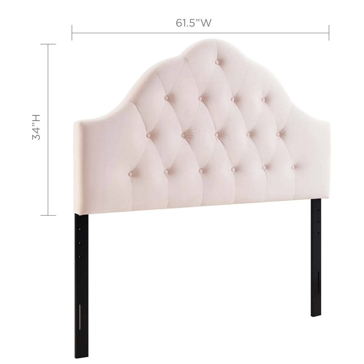 Modway Sovereign Queen Upholstered Fabric Headboard in Beige