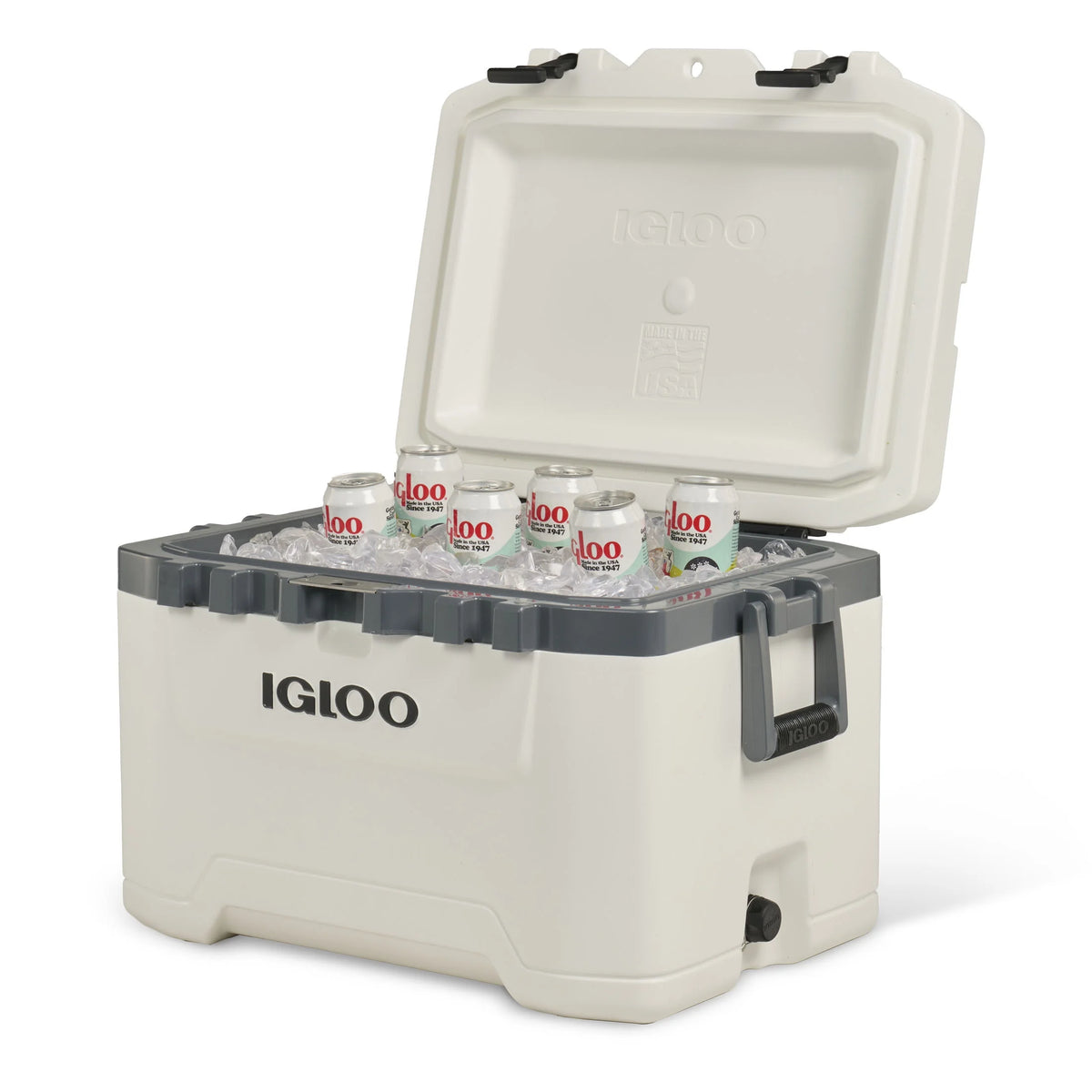 Igloo 50 QT Overland Ice Chest Cooler, White