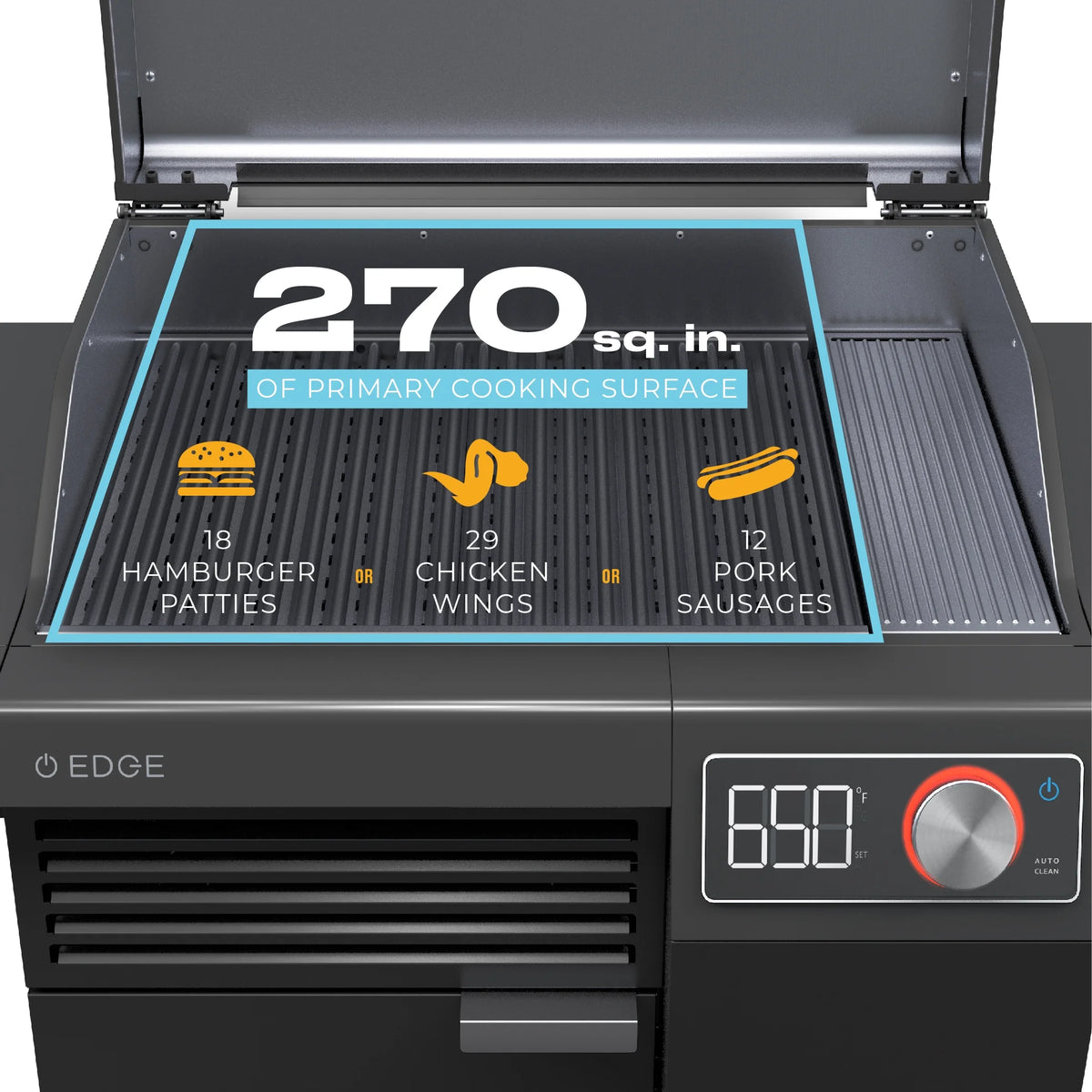 Charbroil Edge Electric Grill Black