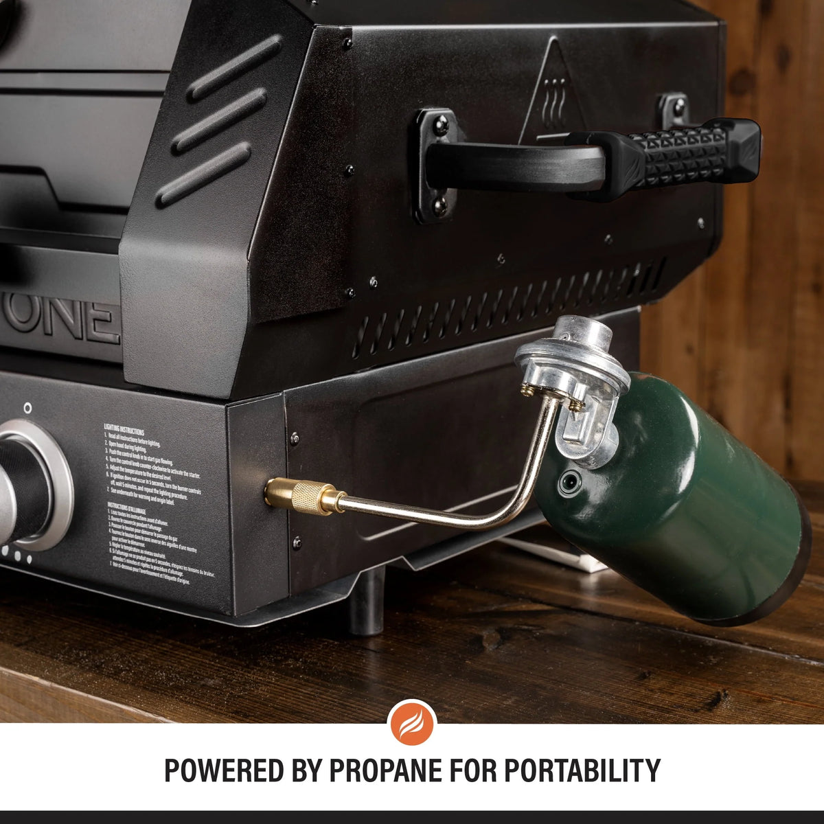 Blackstone Tabletop Propane Pizza Oven with Two 15" Cordierite Stones